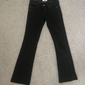 vintage low rise flare jeans